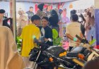 Stand Polres Sumbawa Barat Diserbu Pengunjung pada Pameran Harlah Kabupaten Sumbawa Barat