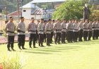 Polres Sumbawa Barat Gelar Upacara Kenaikan Pangkat, Kapolres Tekankan Profesionalisme dan Tanggung Jawab