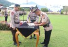 Kapolres Sumbawa Barat Pimpin Upacara Serah Terima Jabatan Kapolsek Seteluk
